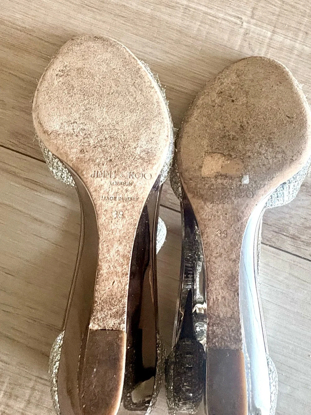 VTG Jimmy Choo Crystal Sandal